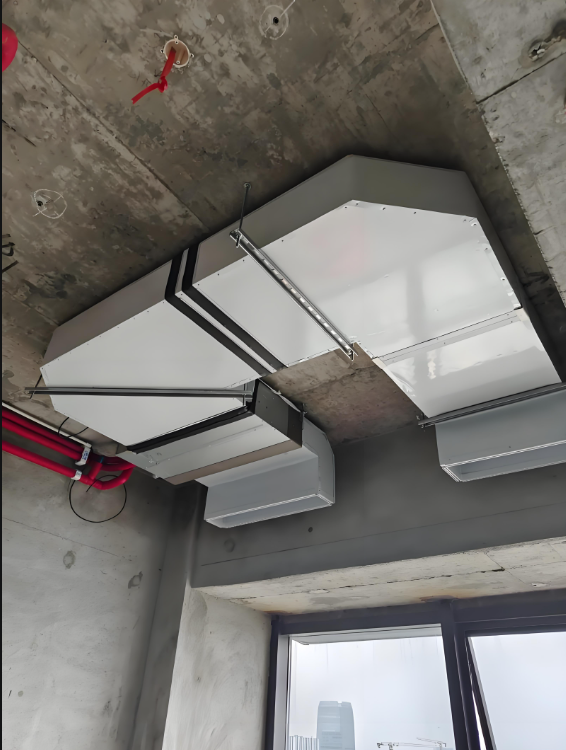 纳米防腐彩钢硅化乳晶复合耐火风管板材