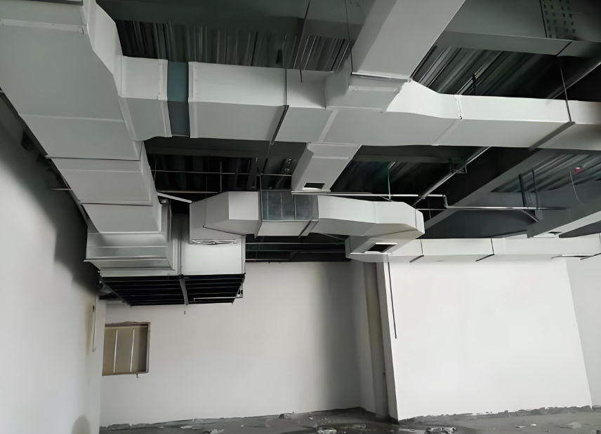 装配式成品风管其耐火隔热层为无机微孔耐火隔热层(漂珠石墨硅)